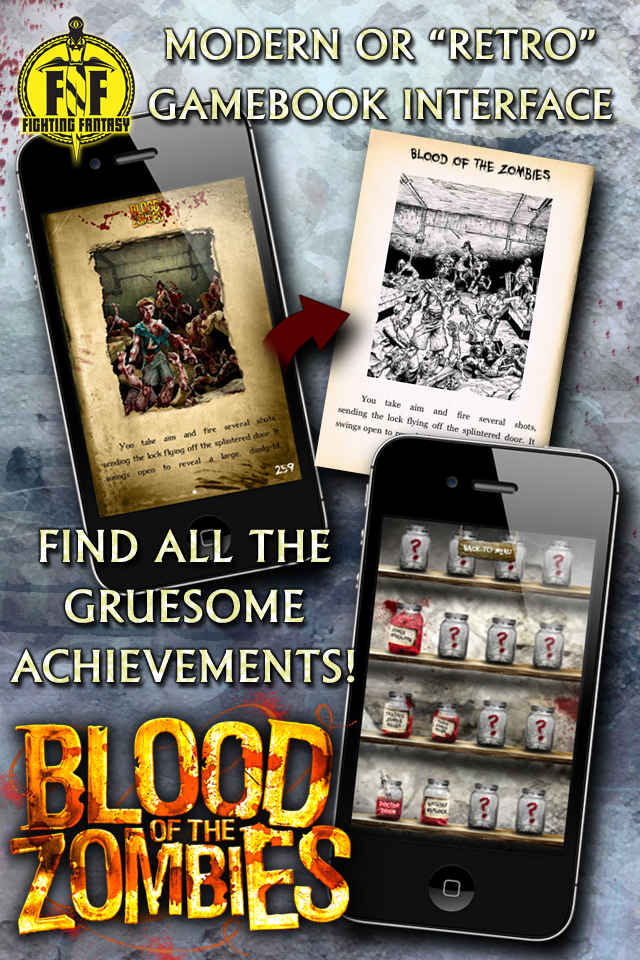 Fighting Fantasy: Blood of the Zombies iPhone Fighting Fantasy: Blood of the Zombies iPhone
